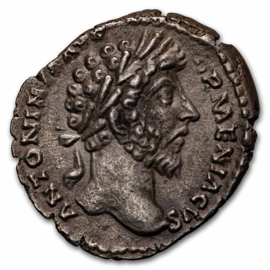 Rome AR Denarius Marcus Aurelius (161-180 AD) XF (RIC III 81)